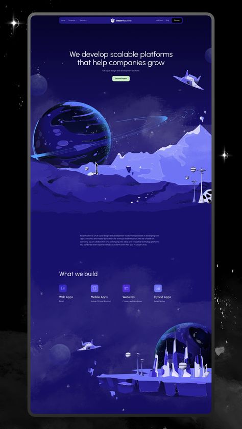 #uxui #design #web #ux #heroimage #ui #space #cosmos #illustration #cats #website #graphicdesign Lofi Web Design, Contact Design Website, Space Theme Website, Magic Website Design, Fantasy Website Design, Science Website Design, Futuristic Web Design, Space Website Design, Space Design Graphic