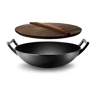 Nutrichef : Target Stir Fry Wok, Wok Cooking, Cast Iron Wok, Stir Fry Dishes, Asian Inspired Dishes, Grill Plate, Classic Kitchen, Woks, Cast Iron Cooking