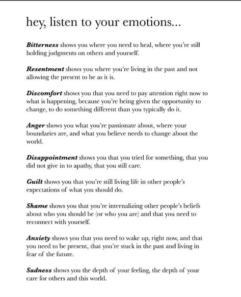 Emotional Health Signals Most definitely, we have to listen to our emotions & in the process reverse it for the betterment of your spiritual, mental & physical health/growth. No matter about what our past was like & age; there is always room for change & improvement. Most of the times when we hold on to negative emotions for long periods there is always either consequences, regrets or we miss out on our blessings/positive opportunities. List Of Emotions, What Is Health, Toxic Relationship, Healthy Relationship, Marriage Tips, Negative Emotions, Toxic Relationships, Warning Signs, Marriage Advice