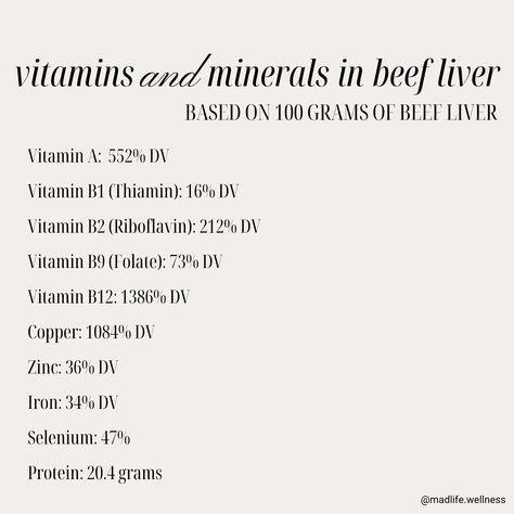 Beef Liver Supplement Benefits, Benefits Of Beef Liver, Vitamin B Deficiency Symptoms, Beef Liver Benefits, Liver Benefits, Vitamin B Deficiency, Nutrient Dense Foods, Liver Supplements, Most Nutrient Dense Foods