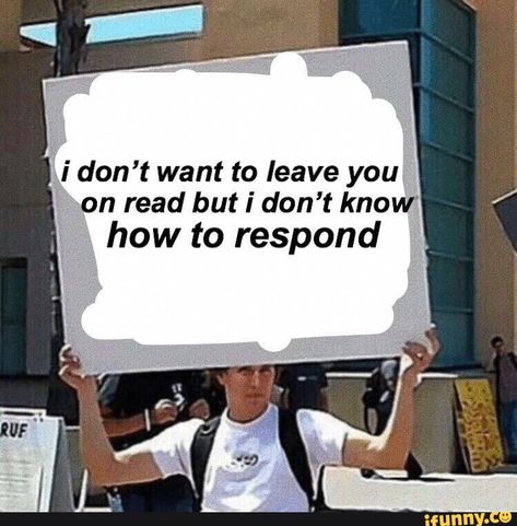 ' on read but i don’t know how to respond – popular memes on the site iFunny.co Response Memes, Snapchat Stickers, 밈 유머, Current Mood Meme, Cute Love Memes, Text Memes, Quality Memes, Snapchat Funny, Cartoon Memes