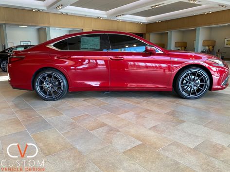 Lexus ES350 F-sport with 20” Niche Rainier wheels on gunmetal. #Lexus #CustomVehicleDesign #CVDauto #2022 Lexus Es350 F Sport, Lexus Es350, Vehicle Design, Bmw Car, Bmw, Bike, Cars