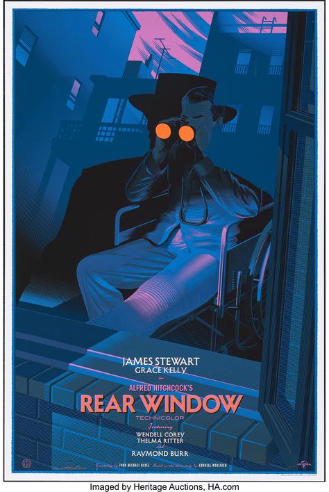 This item is currently being reviewed by our catalogers and | LotID #11133 | Heritage Auctions Mondo Posters, Window Poster, Movie Artwork, Best Movie Posters, Thriller Movie, Cinema Posters, 캐릭터 드로잉, Poster Minimalist, Alternative Movie Posters