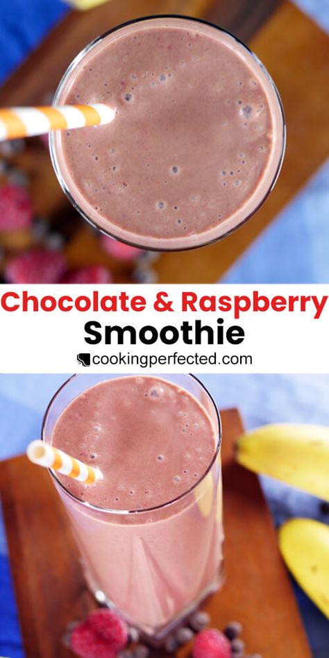 Chocolate Raspberry Smoothie Nutella Smoothie, Chocolate Raspberry Smoothie, Raspberry Smoothie Recipes, Nutribullet Smoothies, Nutri Bullet, Alternative Sweeteners, Raspberry Yogurt, Berry Smoothie Recipe, Shake Shake