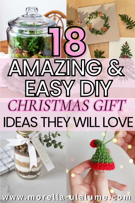 Get into the holiday spirit with DIY Christmas gifts that are both easy and budget-friendly! 🎁 Explore creative and cheap ideas for Christmas gift ideas that the whole family can enjoy making together. These DIY crafts are perfect for spreading joy without breaking the bank. Click to find the best family-friendly Christmas gift ideas and start crafting today! Personalized Homemade Christmas Gifts, Christmas Party Gifts For Guests Diy, Easy Craft Ideas For Gifts, Diy Crafts To Give As Gifts, Kids Craft For Christmas Gifts, Christian Christmas Diy Gifts, Inexpensive Handmade Christmas Gifts, Cheap Ideas For Christmas Gifts, Fast Diy Christmas Gifts