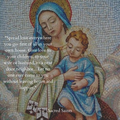 Quotes About Love, Saint Quotes, Catholic Quotes, Wedding Quotes, Eucharist, Spread Love, Daily Devotional, About Love, Christian Faith