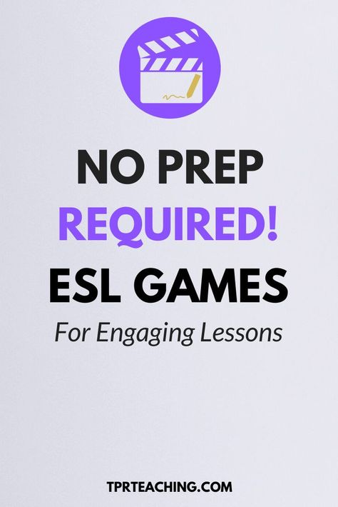 Esl Games For Adults, Esl Games For The Classroom, English Games Teaching, Esl Games For Kids Teaching English, English Class Games, English Learning Games, English Language Games, Language Learning Games, Esl Speaking Activities