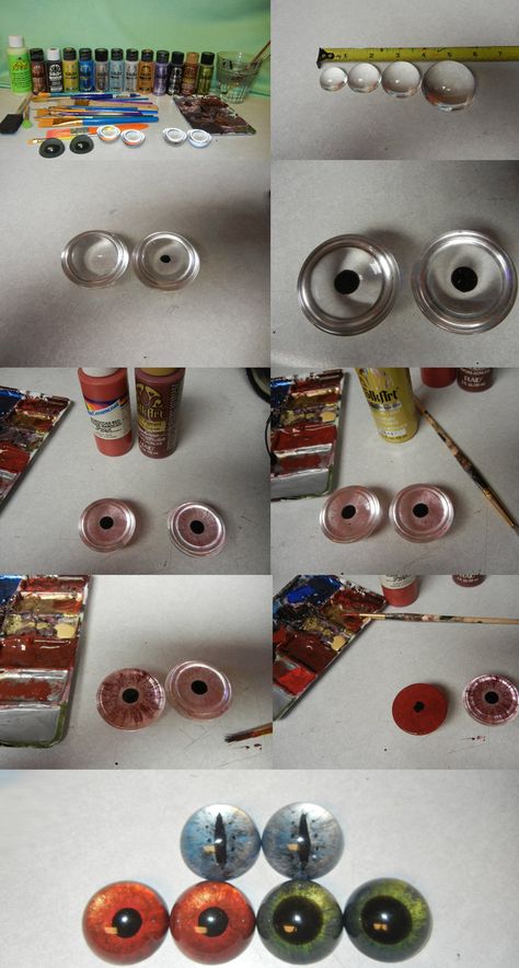 Pallet Painting, Eye Painting, Eye Tutorial, Doll Eyes, The Mask, Doll Making, My Eyes, Metallic Paint, Resin Crafts