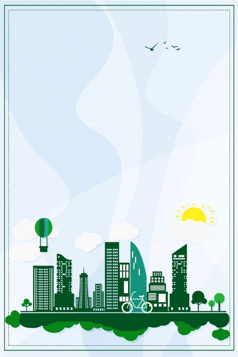 Green Building Poster, Protect The Environment Poster, Environmental Day, World Environment Day Posters, Powerpoint Poster, Certificate Designs, Protect Environment, Environment Poster, Simple Photo Frame