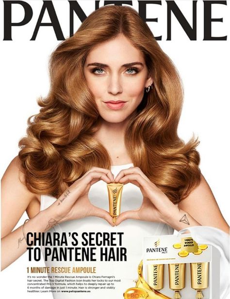 CHIARA FERRAGNI | PANTENE ITALY ADVERTISEMENT  HAIR BY KEN ARTHUR Haircare Advertising, Hair Advertising, Hair Secrets, The Blonde Salad, Hair Magazine, Hair Mist, Cut Her Hair, Black Hair Care, Penteado Cabelo Curto