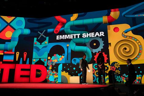 TED 2019: Bigger Than Us - Visuals & Stage Design on Behance Kids Church Stage, Kids Stage Design, Stage Concept, Kids Lab, Kcon 2022, Kids Stage, Mood Design, Creative Clips Clipart, Tv Set Design