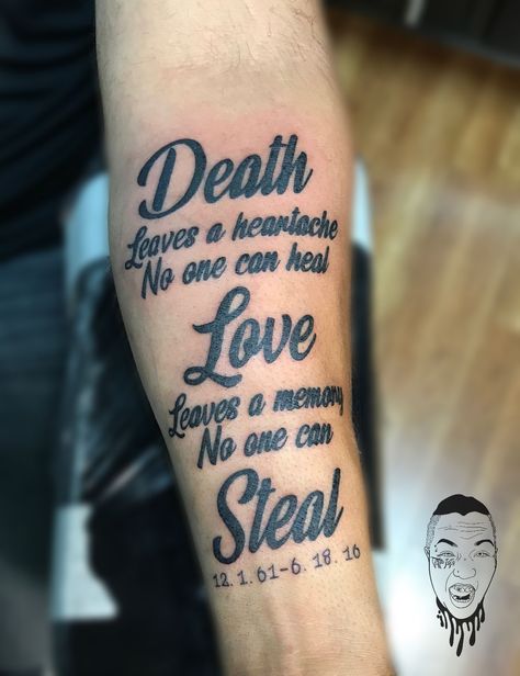 Grandmother Tattoo, Rip Tattoos For Dad, Memorial Tattoo Quotes, Memorial Tattoo Designs, Grandma Tattoos, In Loving Memory Tattoos, Rip Tattoo, Remembrance Tattoos, Cute Hand Tattoos