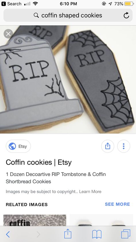 Tombstone Cookies Royal Icing, Coffin Cookies Royal Icing, Tombstone Cookies Decorated, Coffin Cookies Decorated, Coffin Sugar Cookies, Rip Cookies, Gravestone Cookies, September Cookies, Elsa Cookies