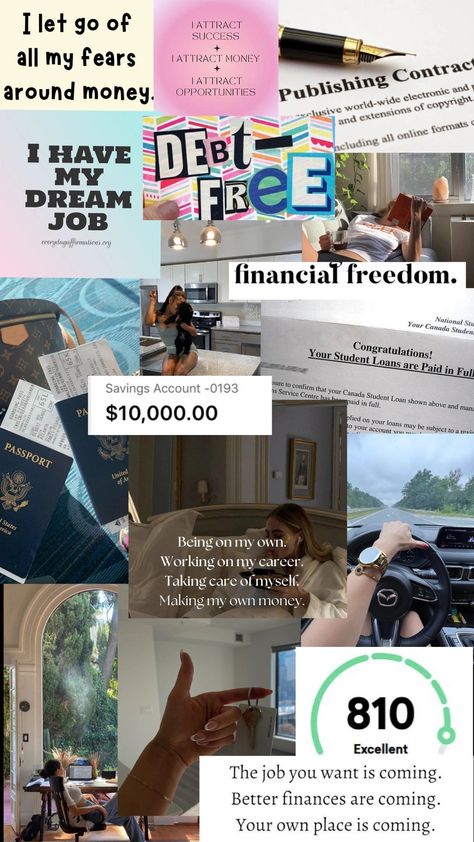 Financial Freedom Wallpaper, Financial Freedom Photos, Financial Freedom Black Women, Finance Vision Board Ideas, Finances Aesthetic Women, Financial Freedom Manifestation, Vision Board Financial Freedom, Financially Secure Aesthetic, Financial Independence Vision Board