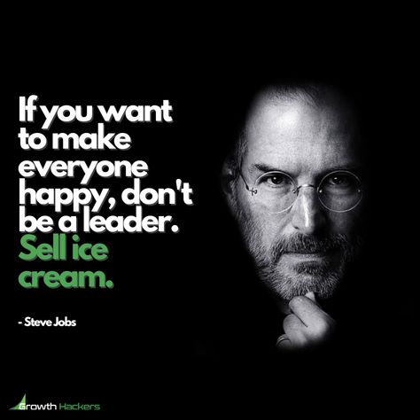 Quote On Leadership, Great Leadership Quotes, Entrepreneurship Quotes Motivation, Jobs Quotes, Tech Quotes, Leadership Advice, Steve Jobs Quotes, Leader Quotes, Be A Leader