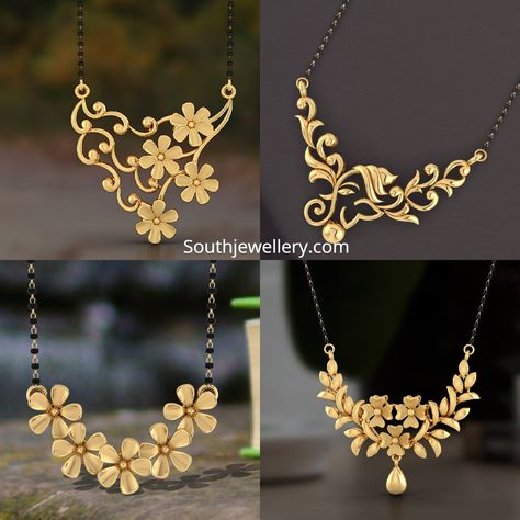 Black Beads Chains, Latest Gold Necklace Designs, Mangalsutra Designs Gold, Bridal Jewellery Inspiration, Bridal Necklace Designs, Black Beads Mangalsutra Design, Pendants Gold, Bridal Jewellery Design, Beautiful Gold Necklaces