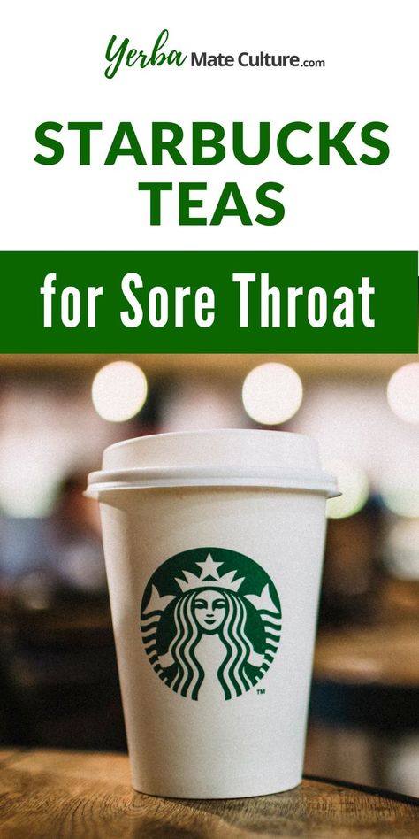 Find out what is the best Starbucks tea for sore throat. In addition to my top pick, there are many more great options to soothe an itchy throat and cough. Teas For Sore Throat, Starbucks Teas, Tea For Sore Throat, Starbucks Teas Drinks, Drinks For Sore Throat, Good For Sore Throat, Sore Throat Tea, For Sore Throat, Starbucks Tea