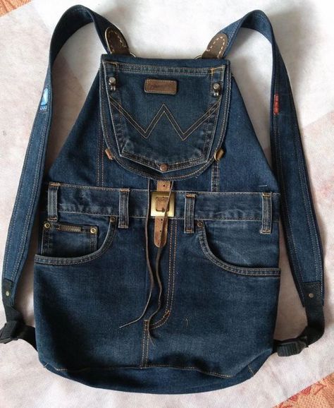 Återvinna Jeans, Jeans Recycling, Tas Denim, Mochila Jeans, Jean Purses, Ornaments Homemade, Denim Backpack, Blue Jeans Crafts, Denim Projects