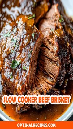 Get ready for melt-in-your-mouth goodness with this Slow Cooker Beef Brisket Recipe! With minimal prep, this brisket turns tender, juicy, and loaded with flavor as it slow-cooks to perfection. Perfect for family dinners, gatherings, or whenever you’re craving a hearty meal without the fuss. Save this recipe for a crowd-pleasing dish that’s as easy as it is delicious! #BeefBrisket #SlowCookerRecipes #TenderAndJuicy #ComfortFood Beef Brisket Recipes Crockpot, Beef Brisket Crock Pot, Brisket Recipes Crockpot, Beef Brisket Slow Cooker, Slow Cooker Brisket Recipes, Slow Cooker Beef Brisket, Brisket Crock Pot, Roast Beef Crock Pot Recipes, Slow Cooked Beef Brisket