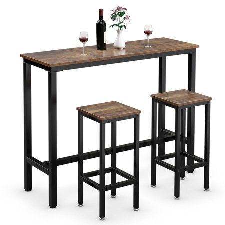 Dinning Table Set, Modern Bar Table, Breakfast Table Setting, Bar Table Set, Party Restaurant, Bar Dining Table, Bar Table And Stools, Pub Chairs, 3 Piece Dining Set