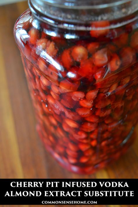 cherry pit infused vodka Cherry Infused Vodka, Cherry Extract Recipes, Cherry Liquor Recipes, Vodka Cherries, Cherry Bounce, Italian Cherries, Cherry Jam Recipes, Cherry Extract, Cherry Vodka