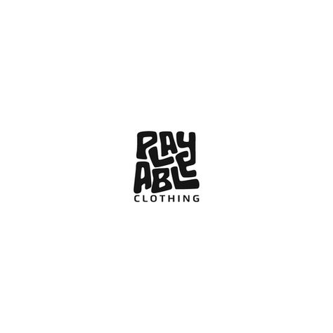 Designs | PLAYABLE Clothing - urban kids’ clothing brand | Logo design contest Logo For Production Company, Clothes Shop Logo Design Ideas, Cloth Brand Logo Design, Minimal Clothing Brand Logo, Tshirt Company Logo, Local Brand Logo, Cool Clothing Brand Logos, Logo For Brand Clothes, Kids Clothing Logo Ideas