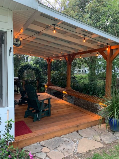 Cover Patio Ideas, Backyard Covered Patio Ideas, Backyard Cover, Pergola Patio Attached To House, Patio Attached To House, House With Roof, Wedding Ideas Backyard, Covered Patio Ideas, Covered Backyard