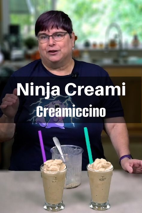 Ready to make a Starbuck's frappuccino copycat? Use your favorite coffee, decaf or regular, cold brew, even a grain coffee substitute like Teeccino to make a frozen coffee frappe that even Starbucks would envy! The best part is that you pick the sweetener and milk you want to. This is your creation! Ninja Creami Frozen Hot Chocolate, Ninja Creami Frozen Coffee, Ninja Creami Cappuccino, Ninja Creami Frappuccino Recipe, Ninja Creamachino, Ninja Creami Coffee Recipes, Ninja Creami Frappuccino, Ninja Creami Coffee Drinks, Ninja Creami Coffee Ice Cream Recipe