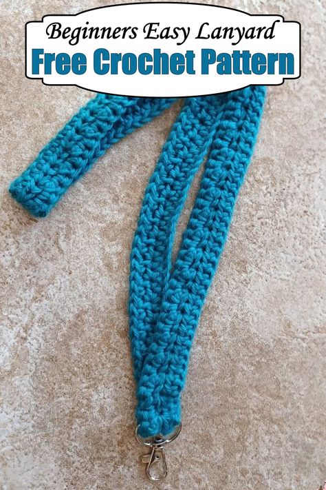 Beginners Easy Lanyard Lanyard Patterns, Diy Lanyards, Crochet Lanyard, Fancy Accessories, Free Yarn, Eco Friendly Accessories, Colorful Accessories, Basic Crochet Stitches, Cotton Crochet