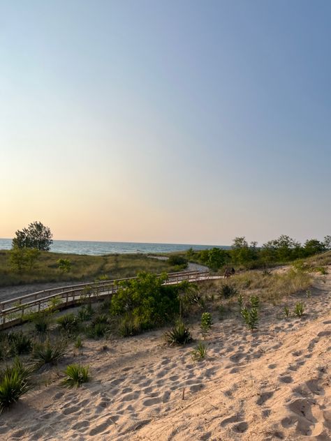 indiana beach view - lake michigan Indiana Beach, Lake Michigan Beach, Lake Michigan Beaches, Beach View, Pretty Places, Summer Photography, Lake Michigan, Beach Waves, Beach Photography