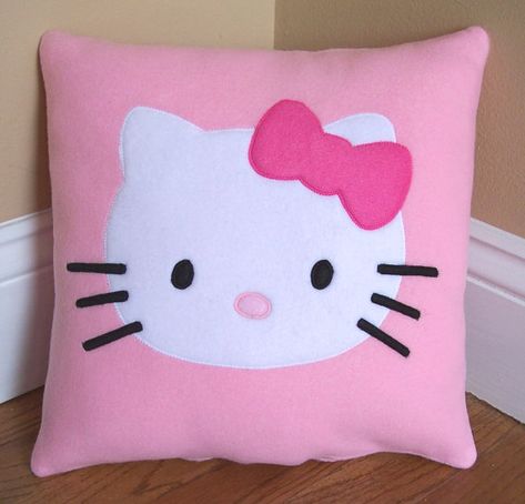 Bedroom Safe, Hello Kitty Pillow, Kitty Pillow, Hello Kitty Bedroom, Girls Pillows, Pillow Crafts, Diy Bebe, Cushion Cover Designs, White Princess