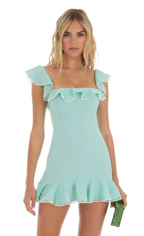 Sea Green Hoco Dress, Cute Formal Dresses Short Modest, Pref Dresses Rush, Sisterhood Round Dress, Uf Rush Week Outfits, Cheap Hoco Dresses Under 50, Aqua Homecoming Dresses, Sisterhood Dresses Rush, Pref Round Dress