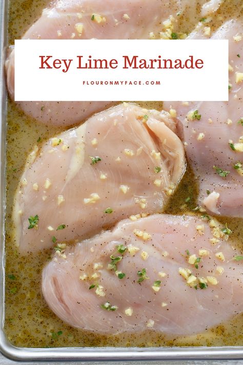 How to make Key Lime Grilled Chicken Key Lime Chicken Recipes, Key Lime Chicken, Key Lime Sauce, Lime Chicken Marinade, Lime Grilled Chicken, Lime Marinade For Chicken, Key Lime Recipes, Lime Marinade, Balsamic Steak