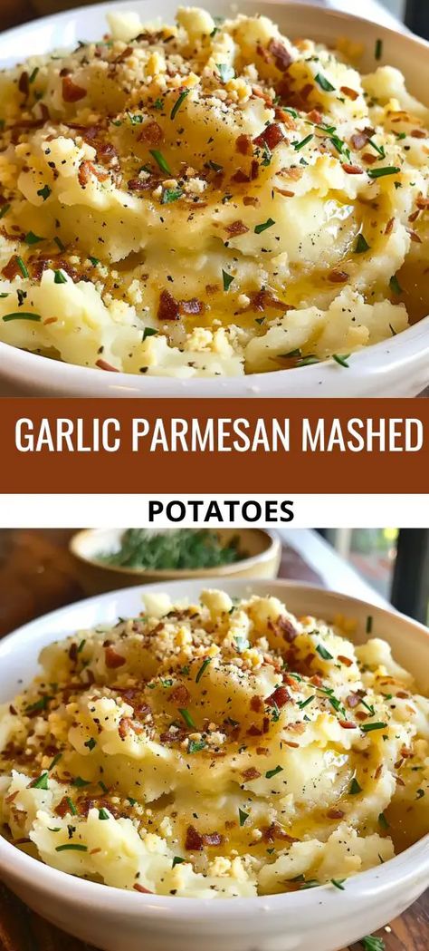 Recipe for Garlic Parmesan Mashed Potatoes Mashed Potatoes Garlic, Garlic Mashed Potatoes Easy, Garlic Parmesan Mashed Potatoes, Healthy Mashed Potatoes, Garlic Mashed Potatoes Recipe, Parmesan Mashed Potatoes, Butter Mashed Potatoes, Garlic Parmesan Potatoes, Cheese Mashed Potatoes