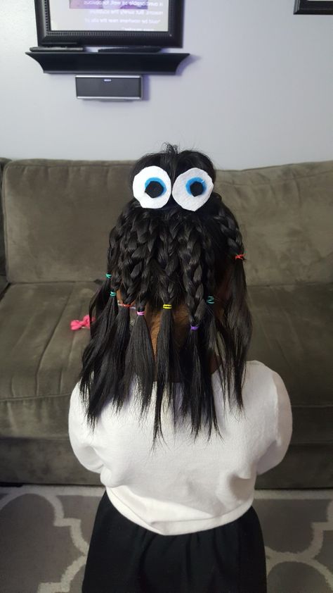 Wacky Hair Day Ideas For Girls Easy, Toddler Crazy Hair Day Ideas, Kids Crazy Hair Day Ideas Girls Easy, Girls Crazy Hair Day Ideas, Halloween Crazy Hair Day Ideas, Simple Crazy Hair Day Ideas, Crazy Hair Day For Teachers, Crazy Hair Day At School For Girls Easy, Girls Crazy Hair Day