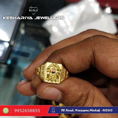 Tirupati Balaji ring Lord Balaji Rings For Men, Venkateshwara Swamy Rings For Men, Venkateswara Swamy Rings For Men, Lord Venkateswara Gold Rings For Men, Venkateswara Swamy Gold Rings For Men, Balaji Rings For Gents, Balaji Gold Rings For Men, Gents Gold Ring, Dad Ring