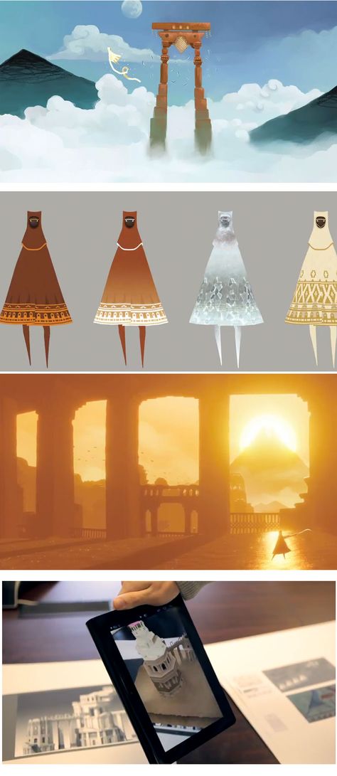 Journey The Game, Journey Game Character, Journey Game Concept Art, Journey Concept Art, Journey Game Art, Journey Thatgamecompany, Journey Fanart, Abzu Game, Journey Game