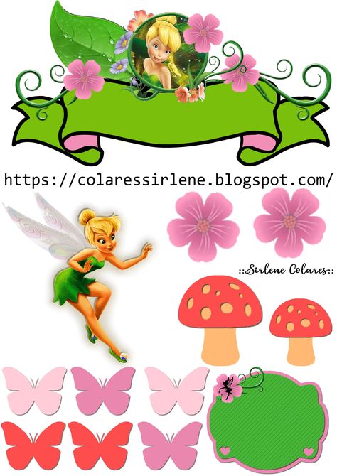 Tinkerbell Topper Printable, Tinkerbell Printable Cake Topper, Tinkerbell Cake Topper, Tinkerbell Cake, Instagram Editing Apps, Birthday Cake Topper Printable, Editing Apps, Instagram Editing, Tinker Bell