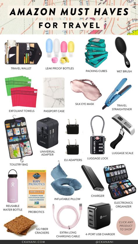 The best Amazon products for travel — everything you need to bring on your next trip! #travel #amazon #amazonprime #traveltips #packingtips #packing    Amazon things to buy on, Amazon finds, Amazon must haves, Amazon travel essentials, Amazon products, Amazon prime, Amazon travel products, what to buy on Amazon, travel packing, travel packing hacks, travel packing tips, travel packing list Travel Bag Essentials, Amazon Must Haves, Travel Essentials List, Amazon Travel, Silk Eye Mask, Best Amazon Products, Travel Must Haves, Vacation Video, Travel Essentials For Women