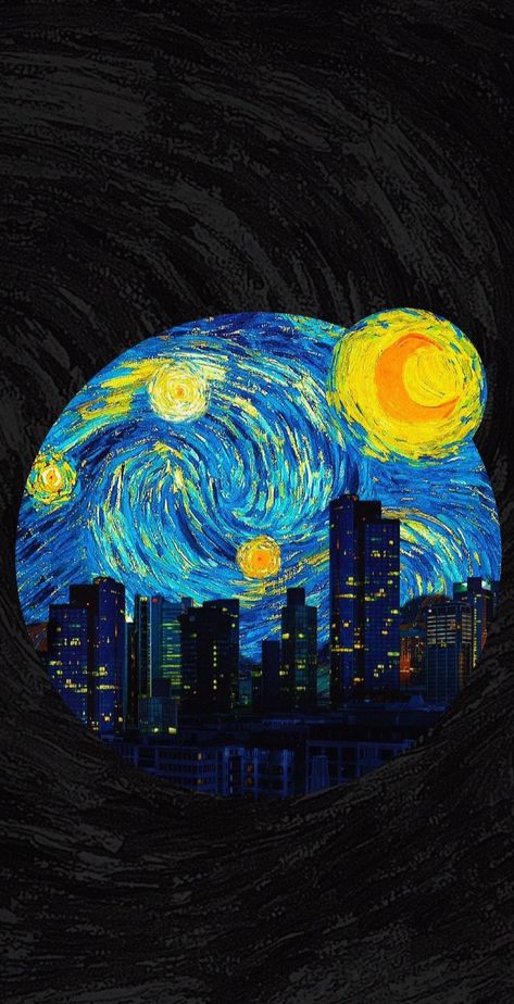 Cute wallpapers #wallpapers | Cute Wallpaper | TikTok We Don't Talk Anymore, Van Gogh Wallpaper, The Starry Night, Cloud Wallpaper, Van Gogh, Starry Night, Cute Wallpapers, Wallpapers, Van