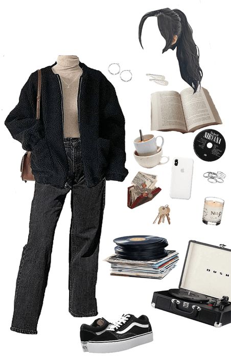 Fall Outfits Pants Women, Vintage Ootd Inspiration, Eric Nam Concert Outfit Ideas, Niche Outfits, Ideas For Rings, Idk Anymore, Outfit Date Night, Collage Outfits, Tumblr Grunge