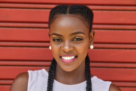 11 Two Cornrow Styles to Stay Glamorous in 2019 Two Lines Braids African, Line Braids African Hairstyles, Two Cornrows, Two Cornrow Braids, Big Cornrows, Cornrow Styles For Men, Cornrow Braid Styles, Cornrow Styles, Two Braid Hairstyles