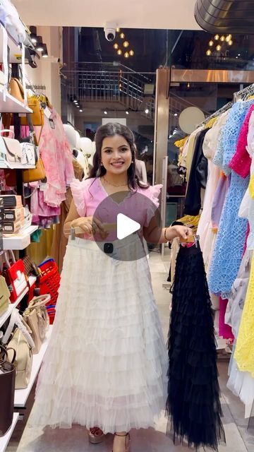 ✨Divya Reddy ✨ on Instagram: "@cocostorehyd , They have  everything for women in western wear - There’s Crop Tops , Casual Shirts , Onepiece Dresses , Party-wear Frocks , Gowns  Clothing Upto 2XL size 
Embroidery Work onepice dresses and Co-ords 

✨In Bottom Wear we’ve got Skirts , Denim Shorts , Different styles of Jeans like Momfit , Cargos , Widelegged Pants , Joggers from Sizes 28-40 

✨Get any 3 Pants and get Flat 25% off & Get any 5 Pants get 30% off 

🎀Hair accessories including hairbands , Pinteresty Clips clutches , scrunchies.
Fashion Jewellery having western earrings, layered Chains , bracelets etc
✨They Also have wide range of Innerwear including Bodyshapers , Cycling shorts, Camisoles , Panties , Sports Bras , Busters & Undergarmets

📍Store Address - Coco store pillar number Party Wear Tops With Jeans Western, Western Saree Party Wear, Different Styles Of Jeans, Western Frocks, Styles Of Jeans, Crop Tops Casual, Party Wear Frocks, Indian Online Shopping Sites, Dress Name