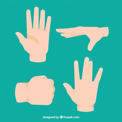 Hands collection with different poses in flat syle Free Vector Support Icon, Hands Icon, Holi Celebration, Blank Business Cards, Festival Background, Different Poses, Care Logo, Male Hands, Vector Free Download