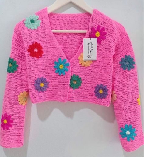 Blouse Tops Designs, Diy Vetement, Top Ideas, Crochet Crop, Patterned Cardigans, Vest Pattern, Crochet Cardigan Pattern, Crochet Top Pattern, Crochet Crop Top