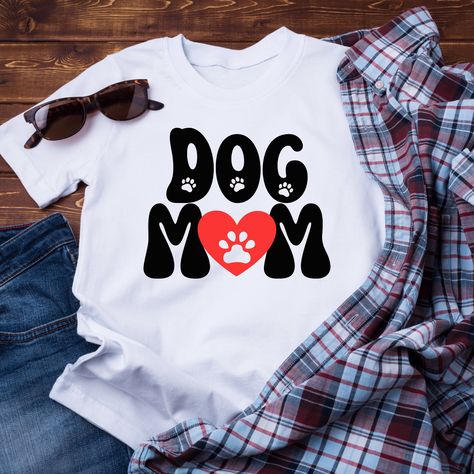 Dog Mom Svg, Mom Shirt Svg, Retro Dog, Mama Svg, Dog Mom Shirt, Mama Shirts, Dog Mama, Mom Svg, Dog Quotes