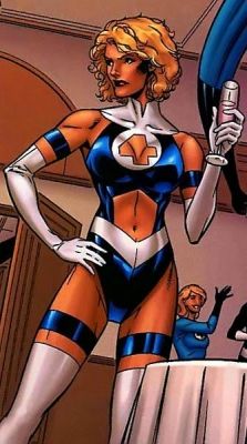 Invisible Woman (Susan Storm-Richards) (Comic Book Character) Storm Comic, Superhero Costumes Female, Sue Storm, Mister Fantastic, Comic Book Girl, Invisible Woman, Female Superhero, Super Hero Outfits, Female Hero