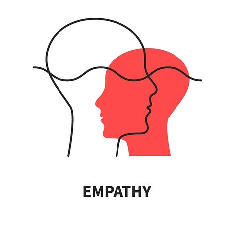 The Power of Empathy in UX Design. | by Kayode Oluyege | Bootcamp Emotional Intelligence Logo, Emotional Intelligence Illustration, Empathy Symbol, Emotions Illustration, Tarot Ideas, Psychology Symbol, Kafka Quotes, Art Psychology, Human Centered Design