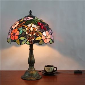 Tiffany Table Lamp  Floral Bronze Finish  ( 0923-TF6 ) Cheap Table Lamps, Tiffany Style Lamp, Tiffany Table Lamps, Tiffany Lamp, Table Lights, Glass Desk, Living Room Bar, Stained Glass Lamps, Antique Desk