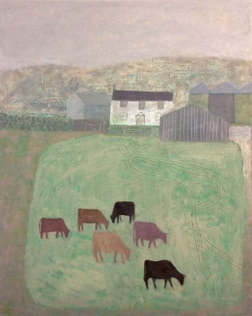 Farm Illustration, Penzance Cornwall, Farm Art, Cow Art, Naive Art, Art Archive, Life Art, Painting Inspiration, All Art